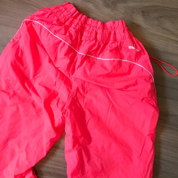 Peach Puma Workout Sweats Joggers - Picture 2 of 5